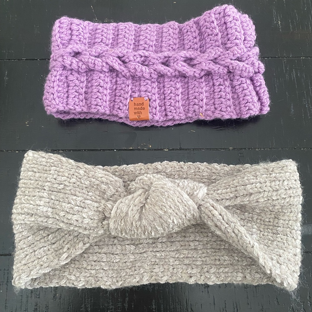 Two Winter Head Warmers